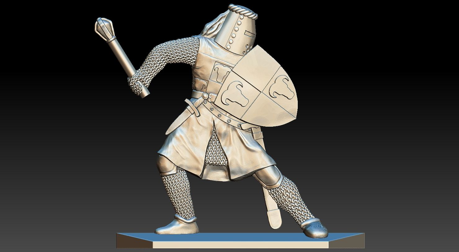 STL file knight 2・3D print object to download・Cults