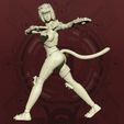 spacecatgirl-dualpistolspose.jpg Cyberpunk Catgirl - Complete Collection