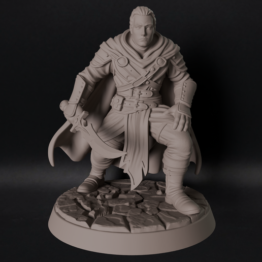 Shadow Rogue – 32mm Resin Printable Miniature (RPG / DnD)