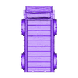 Wagon_Bed_Top_-_Version_0.stl Caravan Wagons - Modular - 28mm gaming - Sample items