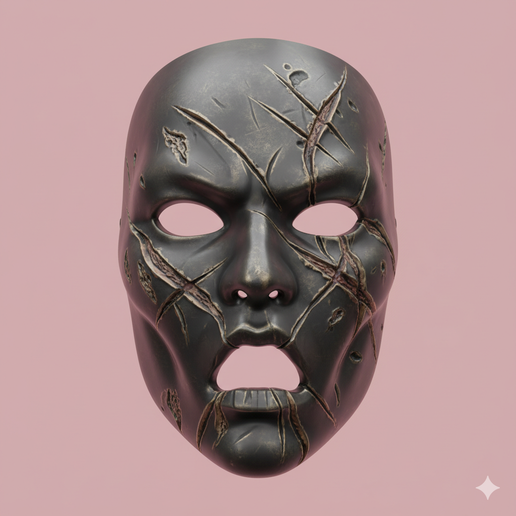comic style mask STL, stylized mask STL, zombie mask STL, possessed mask STL, mask STL, knight mask STL, assembled mask STL, haunted mask STL, spartan mask STL, robot mask STL, face mask STL, animal skull mask STL, festival mask STL, witch mask STL, print