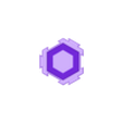 Interlocking hexagons - 60width-180height.stl Cubes hexagonaux à emboîtement