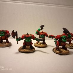 Multi-part retro space orcs