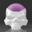 ECHO-DOT-5-SKULL-FREEZERjpg.jpg Suporte Alexa Echo Dot 4a e 5a Geração Freezer Skull Dragon Ball