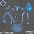 Parts.png CC - Code Geass  Figurine STL for 3D Printing