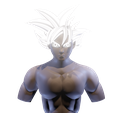 1.png 3D sculpted son Goku Bust model from dragon superball super