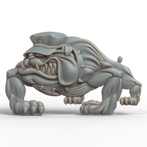 📁 3D Model STL File for CNC Router Laser & 3D Printer 1463. Dog of war ...