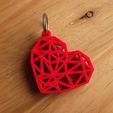 20180205_131930.jpg Geometric Heart Key Ring