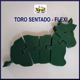 Toro_sentado_escala.png Flexi Bull - Nativity Collection - Sitting Bull