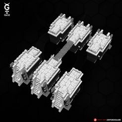 Blocks-03.jpg Fichier STL Blocs Sauriens - Modèle A・Plan pour impression 3D à télécharger