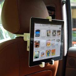 Archivo STL gratis Soporte universal para tablet para coche