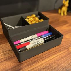 IMG_0444.jpg STACKABLE MAGNETIC DESK CONTAINERS - CUSTOMIZABLE MODULAR STORAGE FOR DESK, BATHROOM, AND DRAWER