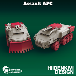 port21.png Download file Assault APC - Mutant Militia • 3D printing template, Pelicram