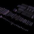 01.jpg 500 PART 3D Scifi Multi Kitbash - Pack - Asset - Prop - Greeble - Panel
