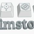 brimstone-set-emboss.jpg Valorant Brimstone Abilities Custom Keycaps Embossed Design