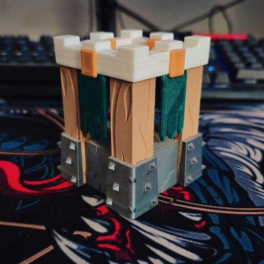 Clash of Clans Archer Tower LV10 - 3D model önizlemesi