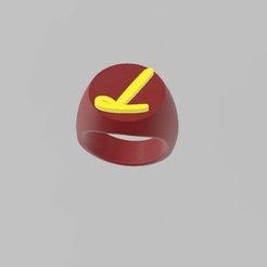 Bague-L.jpg STL file Ring letter L・3D print design to download