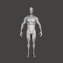 Screenshot-1046.png STL file TERMINATOR 2 ARNOLD CUSTOM, KENNER HASBRO STYLE ACTION FIGURE, 3.75", 1/18, 5POA・Template to download and 3D print