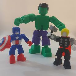 20201215_161754.jpg STL-Datei Avengers-Minifiguren kostenlos・Design für 3D-Drucker zum herunterladen