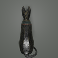7.png Egyptian Cat Statue