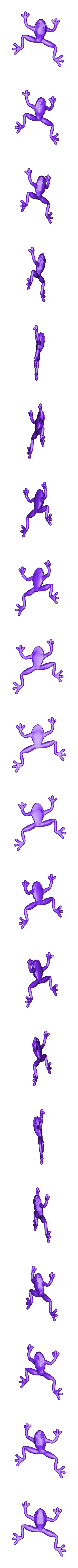 frog_full.stl Лягушка на ветках - разноцветный