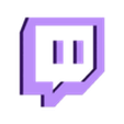 Logo Twitch (1).stl Twitch logo