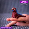 16.jpg Baby Godzilla the flexi toy by Happy Flexi pets