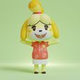 isabelle-pose-2-render.jpg ANIMAL CROSSING - ISABELLE - 3 Different Poses
