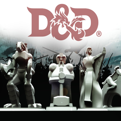 Dungeons & Dragons Miniatures - 3D model önizlemesi