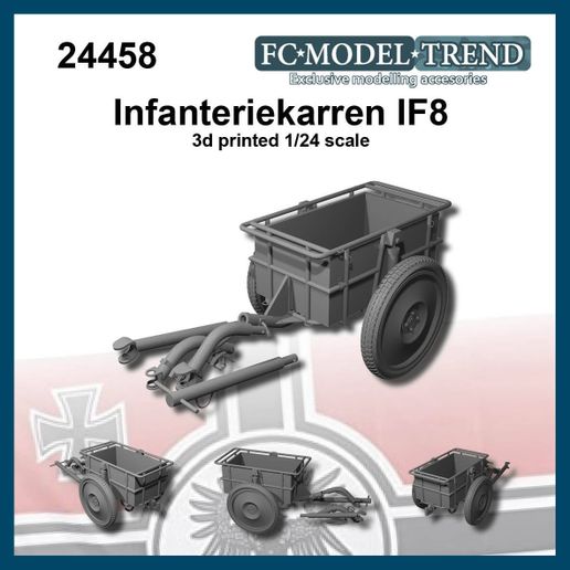 24458 IF 8 Infanteriekarren 1/24 scale.