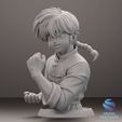 2-30.jpg Ranma ½ - Dual Bust Diorama - 3D Model STL (Presupported)