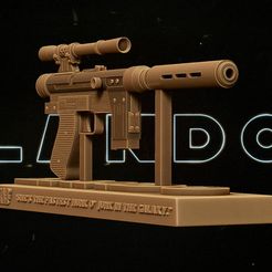 112223-Starwars-Lando-Gun-Sculpture-Image-001.jpg STAR WARS LANDO BLASTER SKULPTUR: GETESTET UND BEREIT FÜR 3D-DRUCK