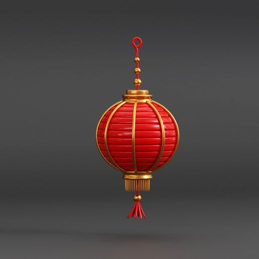 Chinese lantern 3d Model
