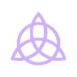 TriquetraCircle.stl Triquetra with Circle, Trinity Knot Symbol, Celtic Knot