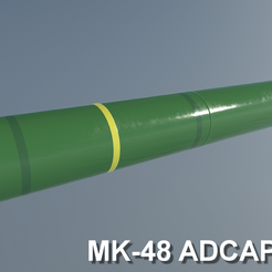 00.png OBJ-Datei MK-48 ADCAP Torpedo・3D-Druckvorlage zum Herunterladen, SimonTGriffiths