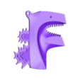 Fusion_360_Logo_Godzilla_01.stl Fusion 360 Logo & Shin Godzilla collaboration strap Accessories