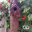 r2.jpg Fichier STL Maison d'oiseau en bois・Design pour imprimante 3D à télécharger