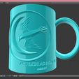 4.jpg Archivo STL gratis Game Of Thrones Arryn Coffee Mug・Plan para descargar y imprimir en 3D