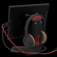 monitorstand2b.png VersaGrip Flex Mount: Versatile Base for Monitors and Mobile Devices with Optional Headphone Holder