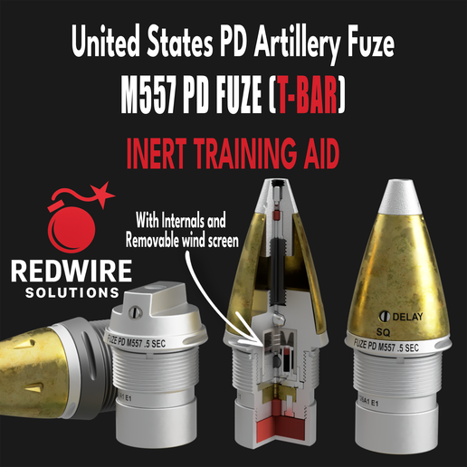 🇺🇸 USA M557 Point-Detonating (PD) Artillery Fuze – Full