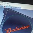 328768114_563454372399156_5596184936481705951_n.jpg Budweiser Sign Beer Cap Sign Wall sign / Bar Sign / Beer wall art