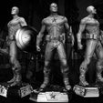 080522-Wicked-Cap-America-Sculpture-02.jpg Wicked Marvel Captain America (First Avenger) Sculpture: Tested and ready for 3d printing