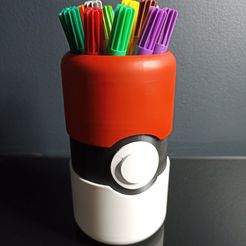 Pokeball-pens-1.jpg Pokeball pencil pot