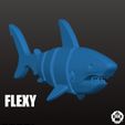 IMG_6988.jpeg FLEXI SHARK flexible articulated SHARK in STL and 3MF digital files