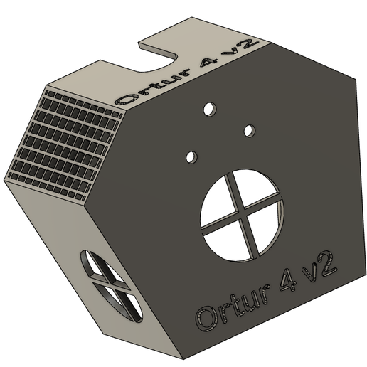 Print head ortur 4 v2 (cover) - 3D model önizlemesi