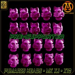 PUMARIS_HEADS_03.jpg PURMARIS - CAT - HEADS / HELMETS + Halo Kitty