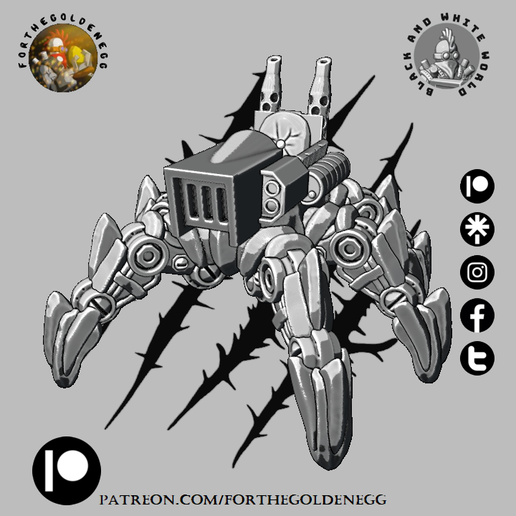 Spider1.png Betabots #4 (32mm scale, scaleable)