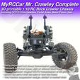MRCC_MrCrawley_Complete_03.jpg MyRCCar Mr. Crawley Complete. 1/10 Customizable RC Rock Crawler Chassis with Portal Axles and Gearbox