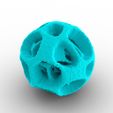 filthyball.jpg Archivo STL pelota estructurada con 3 laysers y agujeros・Modelo para descargar y imprimir en 3D