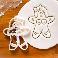 Fichier STL Découpeur de biscuits - Shrek Bonhomme de pain d'épice 👽・Objet  imprimable en 3D à télécharger・Cults